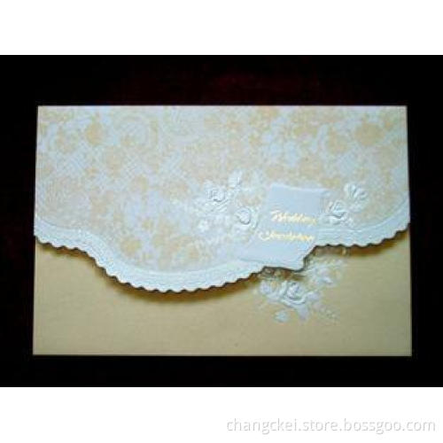 Handmade Hot Stamping Paper Custom Printable Greeting Cards